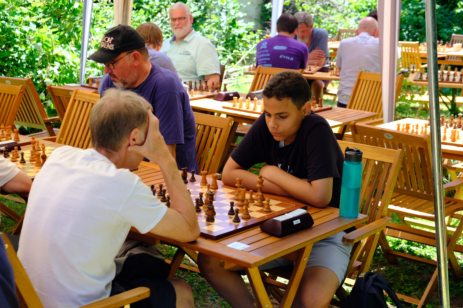 Unser Jugendspieler Omar Alshall beim Säubrenner Schnellschachopen in Wittlich.