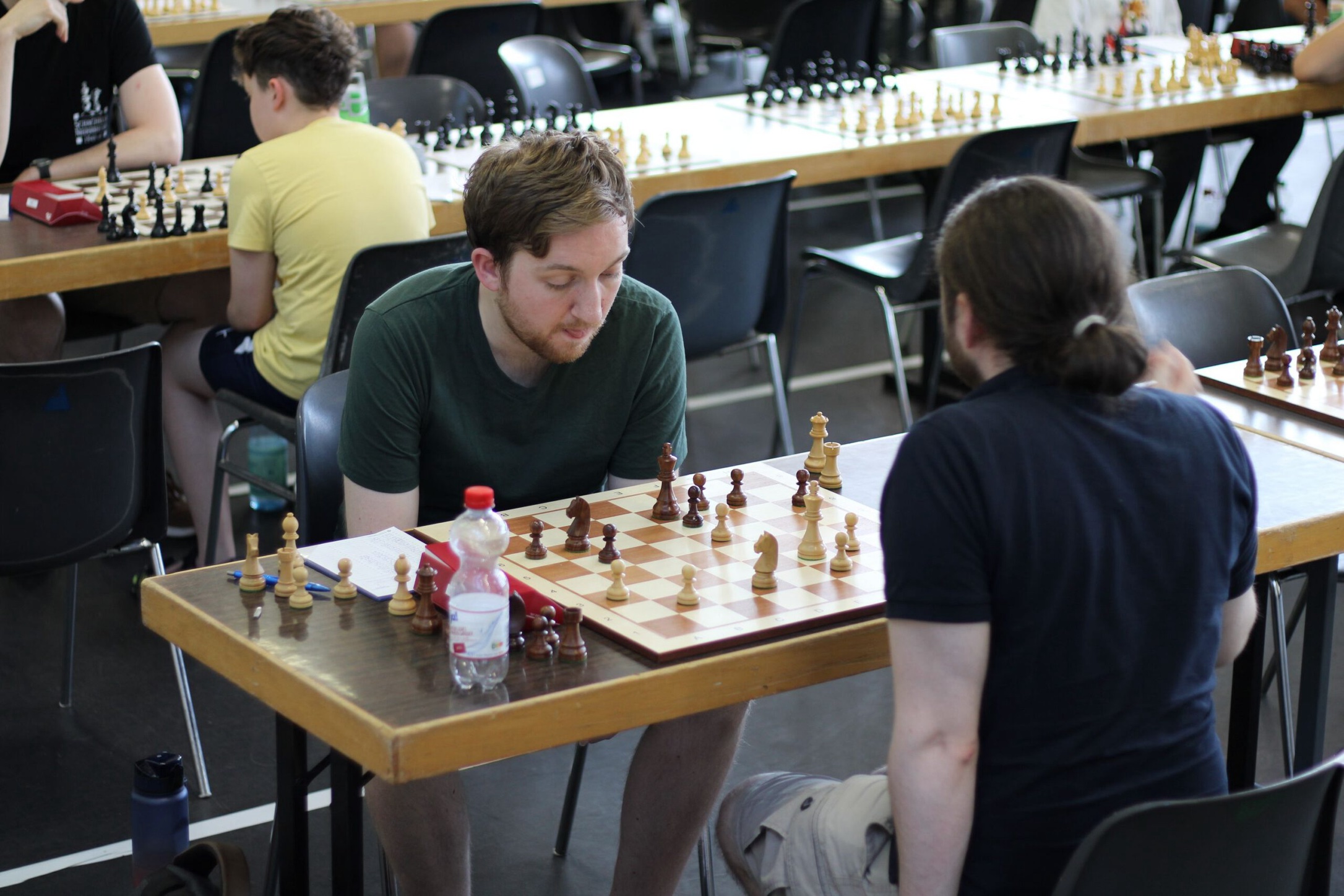 Florian Kappelmann beim RLP Open 2025, der rheinland-pfälzischen Schacheinzelmeisterschaft, in Neuwied. Foto: Schachbund Rheinland-Pfalz